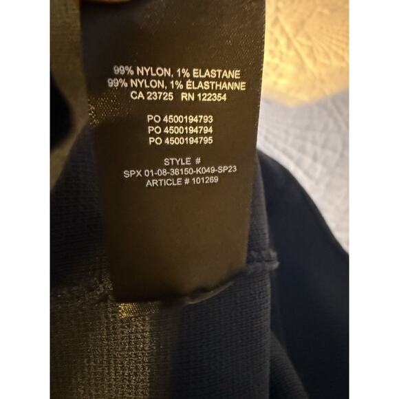 Aritzia Babaton Sculpt Knit Ribbed Mini Dress Size Large In Monarch Teal Bodycon - Picture 10 of 11